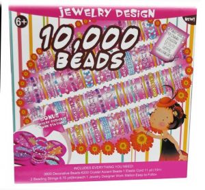 Olbrzymi zestaw do produkcji biżuterii - 10000 elementów