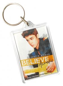Brelok do kluczy akrylowy Justin Bieber (Acoustic)