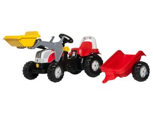 Rolly Toys Traktor Kid Steyr z Przyczepą Łyżką