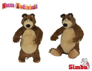 SIMBA Masza Pluszowy Niedźwiedź 25 cm Stojący